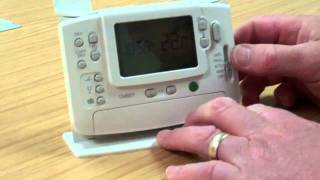 How to bind a Honeywell Chronotherm Thermostat [upl. by Ettenot567]