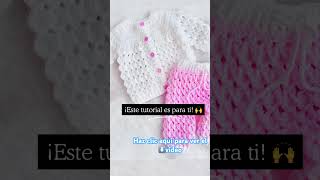 Crochet  como tejer vestido para niñas con gancho dress set crochetforbaby ganchillo shorts [upl. by Rehtse]