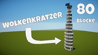 MINECRAFT WOLKENKRATZER HAUS bauen TUTORIAL HAUS 93 [upl. by Eirovi]