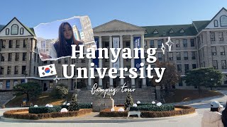 hanyang university seoul campus tour eng 🦁 💙 🏛️ 📚 ✨ [upl. by Jarad189]