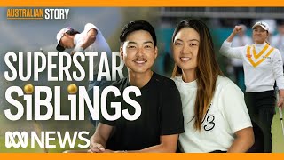 How siblings Minjee Lee and Min Woo Lee both became golfing icons  Australian Story [upl. by Airdnassac]