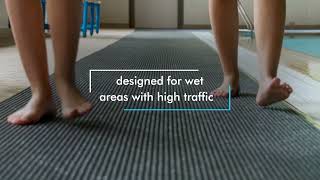 Heronrib Barefoot and Wet Area Leisure Floor Matting [upl. by Attevad]