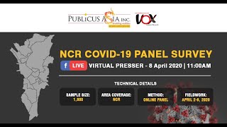 PUBLiCUS Asias executives revealed the results of NCR COVID19 Panel Survey [upl. by Eclud]