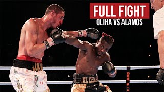 FULL FIGHT  Etinosa Oliha vs Julio Alamos IBO World [upl. by Ttayh]