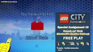 Lego City Undercover Special Assignment 10 Smash an Grab Blackwells Mansion FREE PLAY  HTG [upl. by Alcine]