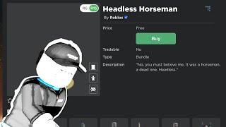 The Roblox Headless Horseman Incident [upl. by Llewsor]