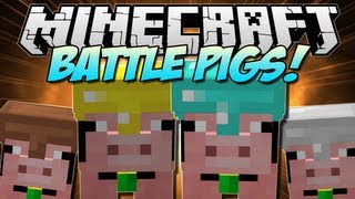 Minecraft  BATTLE PIGS Pig Companions  Mod Showcase 151 [upl. by Fedora]