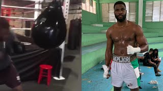 HEAVYWEIGHT BEAST RAPHAEL AKPEJIORI IN EXTREME TRAINING MODE AKPEJIORI VS CURTIS HARPER 🇳🇬🦁 [upl. by Attelliw]