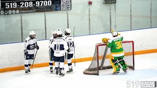 PJHL  Woodstock Navy Vets vs Hespeler Shamrocks [upl. by Nacim574]