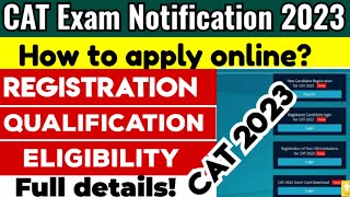 cat exam notification 2023 in tamilcat exam explained tamilhow to apply cat exam 2023 [upl. by Vanda]