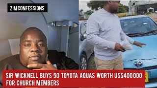 Sir Wicknell Buys 50 Toyota Aquas Worth US400 000 For Church Members [upl. by Eniretac103]