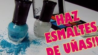 Cómo hacer esmalte de uñas DE COLORES ¡MUY FÁCIL [upl. by Reisfield571]