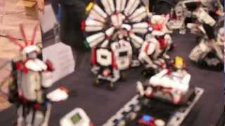 Lego Mindstorm EV3 at CES 2013 [upl. by Ahsac682]