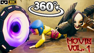 360° CORALINE  Movie Collection Part 1234  Scary VR 360º 8K Animation Film [upl. by Preiser]