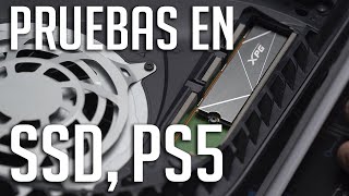 ¡Usando SSD para almacenamiento en la PS5 ¡Hagamos pruebas [upl. by Aivlis]