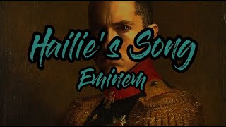 Eminem  Hailies Song HQ Lyrics [upl. by Neirb94]