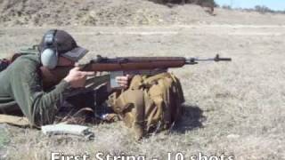 quotBlindquot Marksmanship  Springfield M1A Iron Sights [upl. by Allerus]