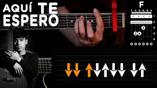 Aquí Te Espero  Iván Cornejo GUITARRA Tutorial  CHORDS [upl. by Onairelav]