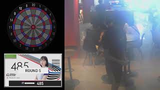 DARTSLIVE3 Count UP Practice in typhoon day 飛鏢 dartslive darts [upl. by Harleigh]