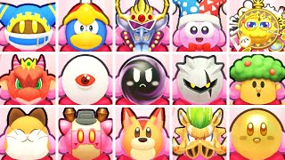 Kirbys Return to Dreamland Deluxe  All Masks Showcase [upl. by Alley]