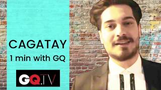 Cagatay Ulusoy ❖ 1 minute with GQ ❖ Improved footage ❖ English ❖ 2019 [upl. by Hayse457]