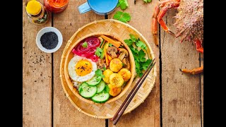 Recette bibimbap daraignée de mer [upl. by Ellehsram]