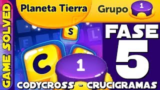 CodyCross  Crucigramas  Planeta Tierra  Grupo 1  Fase 5 OLD [upl. by Mia]