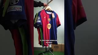 Barcelona 2425 all kit 🥶barcelonacampnoufootballmessigoatshortvideo [upl. by Annaiuq]