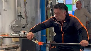 Master Glassmaker in Murano Venice [upl. by Coward]