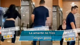 Mujer descubre a su novio con la amante en plena cita y su reacción se hace viral [upl. by Aire]