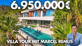 695 Mio€ DESIGNER VILLA MIT MEERBLICK IN PAGUERA HILLS  MALLORCA [upl. by Anaz]