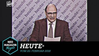 heute vom 20 Februar 2018  NEO MAGAZIN ROYALE mit Jan Böhmermann  ZDFneo [upl. by Moselle702]