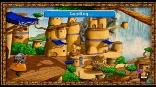 Adiboo PS1 gameplay the village the rooftops [upl. by Muire]