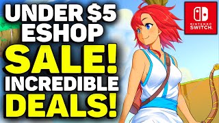 Nintendo Switch Eshop Sale 20 Cant Miss Deals Under 5 [upl. by Nauqit835]