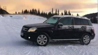 MercedesBenz GLK 220 CDI  Snow Drifting [upl. by Leerzej]