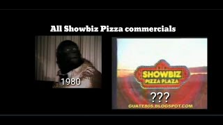 All known Showbiz Pizza Place and International locations commercials [upl. by Yecac]