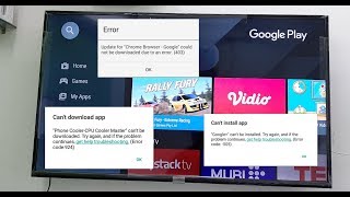 How to Fix All Google Play Store Errors in Smart TV Android TV [upl. by Marcin]