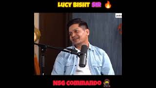 Lucy bisht sir ke sath jail main kya hua🤔luckybhist nsgcommando spy foujistatus podcast [upl. by Ybot]