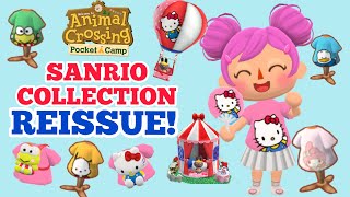 SANRIO CHARACTERS COLLECTION REISSUE  Animal Crossing Pocket Camp [upl. by Bennet]