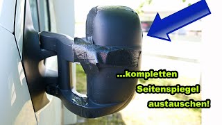 RENAULT MASTER III  SEITENSPIEGEL AUSTAUSCHEN  LANGER ARM ab BJ 2010  TUTORIAL  FACTOREM [upl. by Mayda]