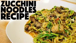 zoodles recipe  what I eat in a dayketogenic dietlow carb chicken recipes for dinner  ketosis [upl. by Dworman]