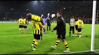 Borussia Dortmund  Malaga Champions League 32 GOALS [upl. by Ahseenal]