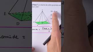 BREVET 2023  Volume Pyramide [upl. by Dermot]