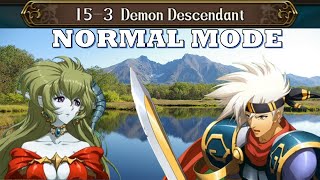 Langrisser M  Time Rift 153 Normal Perfect Clear  Demon Descendent [upl. by Ashjian]