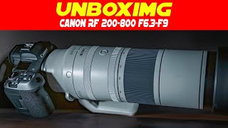 Unboxing des Canon RF 200800mm f639 IS USM  Mein erster Eindruck [upl. by Egedan]