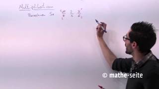 Brüche multiplizieren so geht die Multiplikation von Brüchen richtig Beispiel 3  B0204 [upl. by Gwendolin]