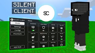 El NUEVO SILENT CLIENT es el MEJOR CLIENTE no PREMIUM Minecraft pvp fps Boost [upl. by Aremahs]