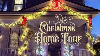 Christmas Home Tour Christmas Decorating Ideas  Historic House Tour Vlog  Christmas Lights [upl. by Cleodel]