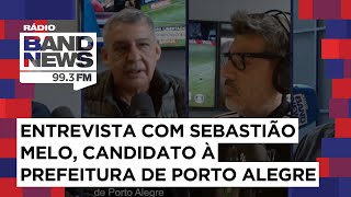 Entrevista com Sebastião Melo candidato do MDB à prefeitura de Porto Alegre [upl. by Pollak653]