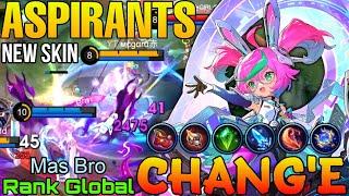 Tech Tensai Change New The Aspirants Skin Gameplay  Top Global Change by Mas Bro  Mobile Legends [upl. by Fiden]